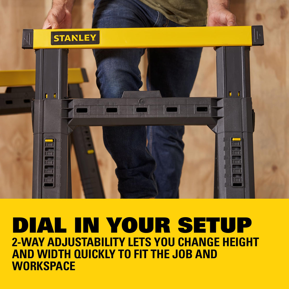2-way Adjustable Saw Horse 2pk B292