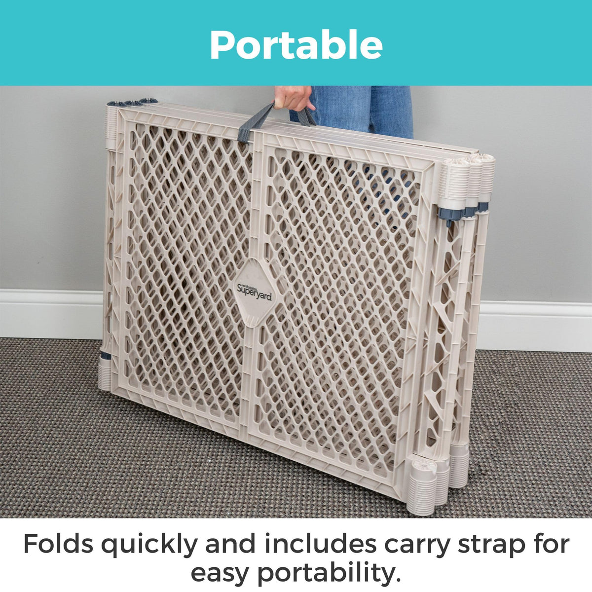 6-Panel Baby Playard F635