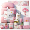 Spa Gift Set with Blanket, Tumbler, Eye Mask, Fuzzy Socks K80112