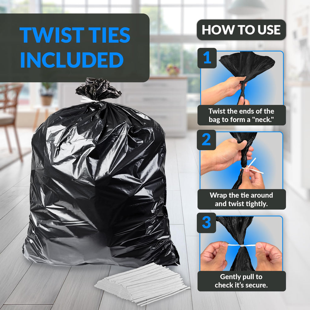 30 to 33 Gallon Heavy Duty Trash Bags H402674