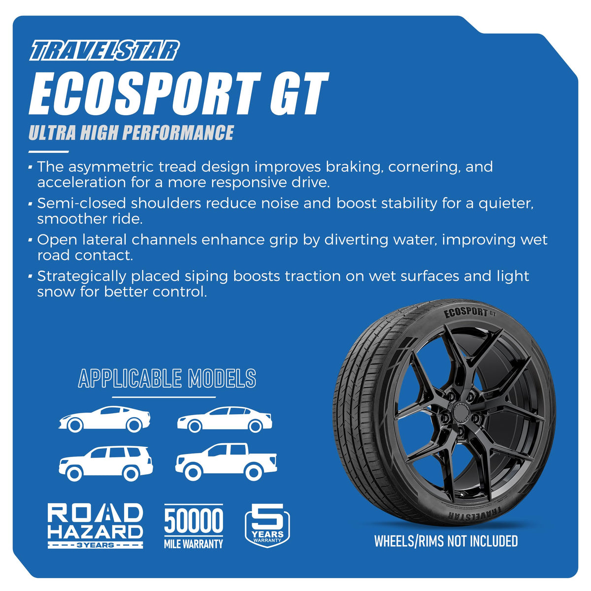 Set of 4 275/55R20 Tires Z86512