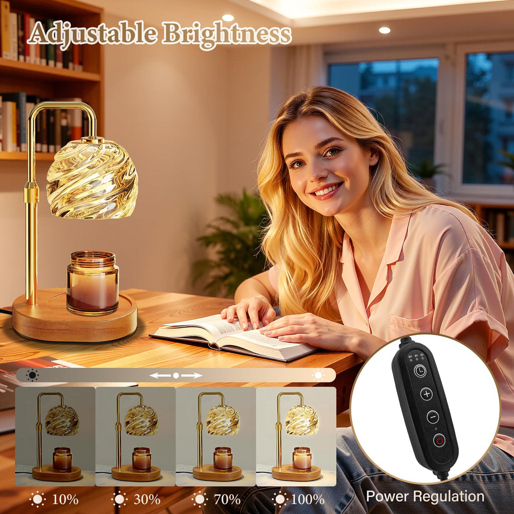 Candle Warmer Lamp with Timer Dimmable G259724