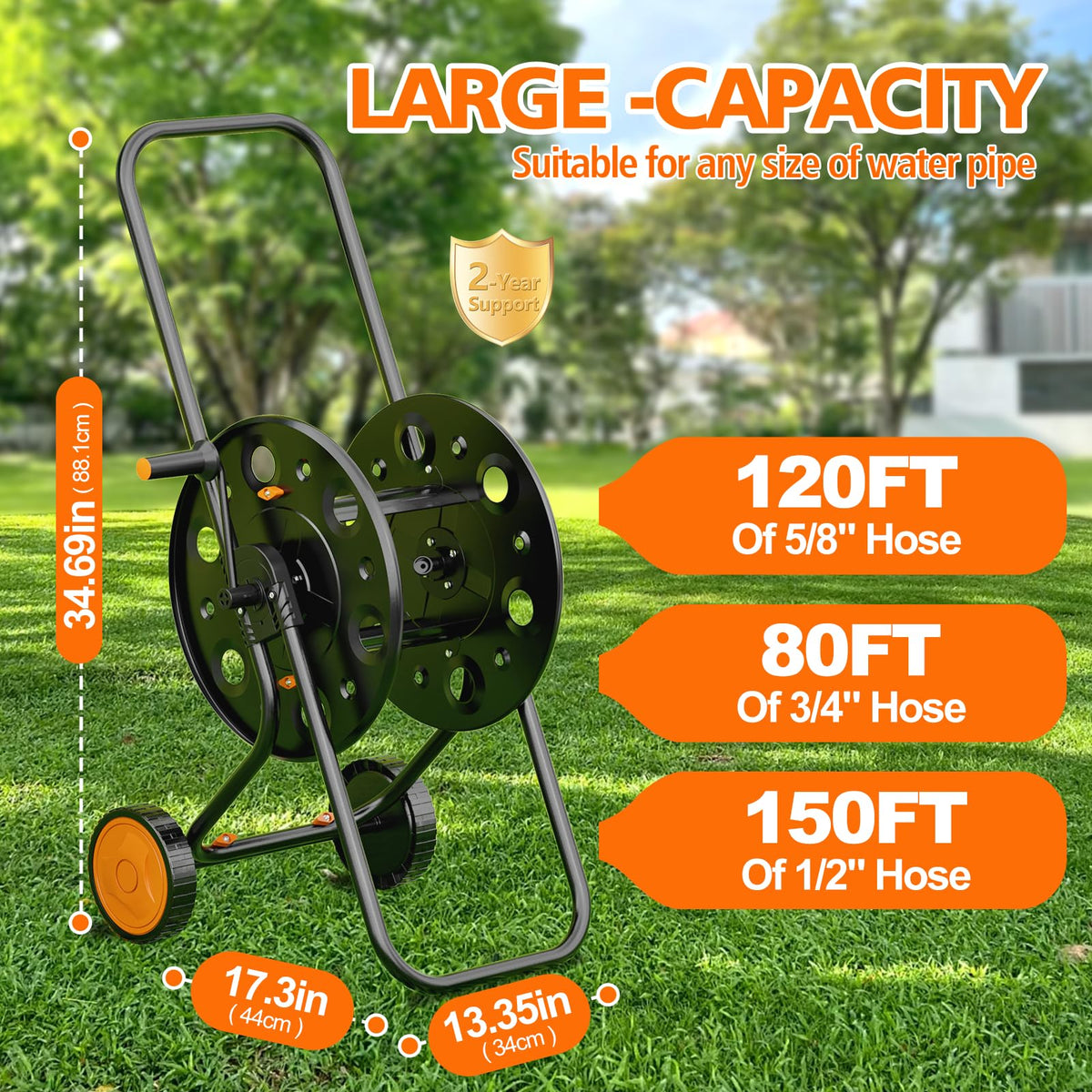 Garden Hose Reel Cart G15924