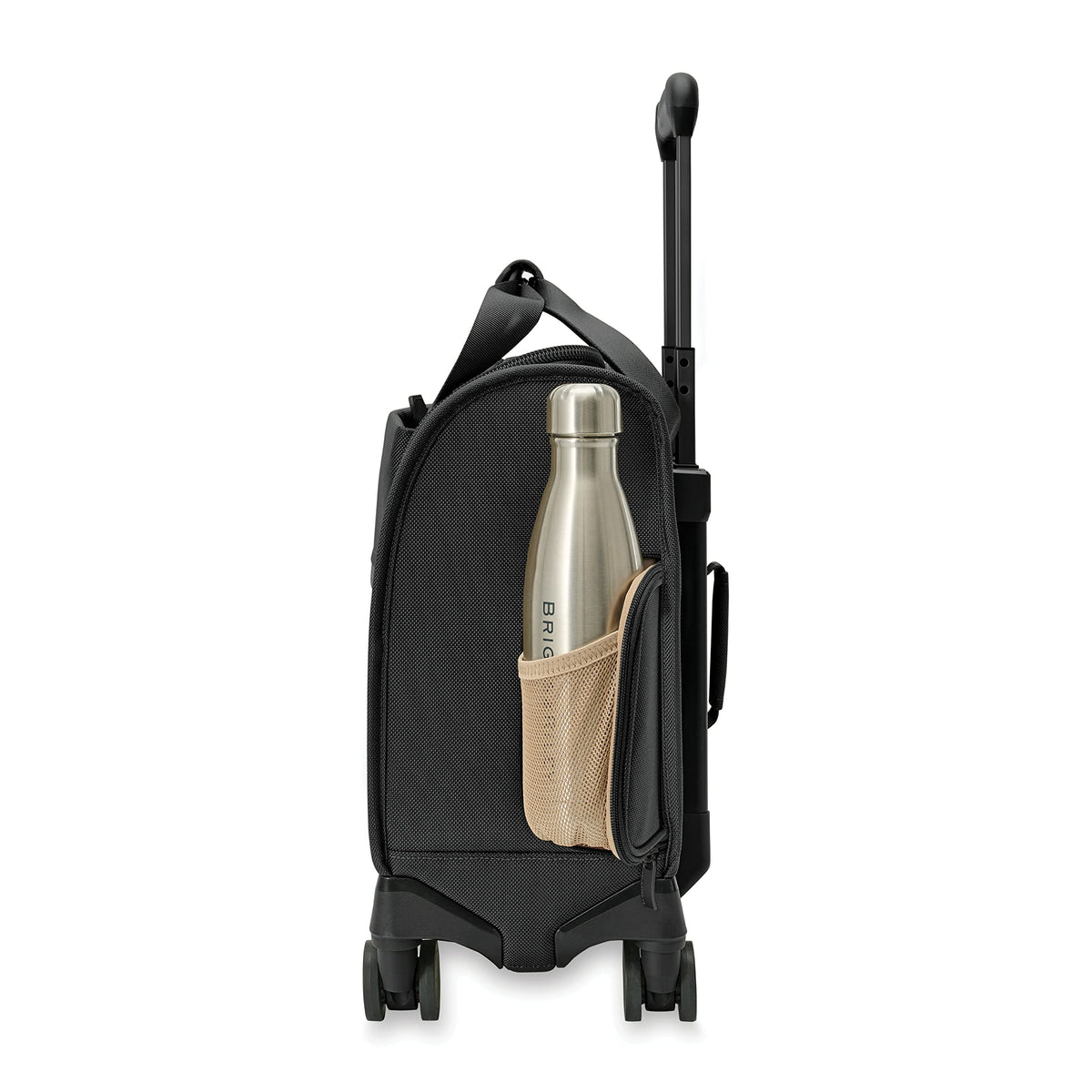 Black Softside Carry On Spinner Luggage I5552