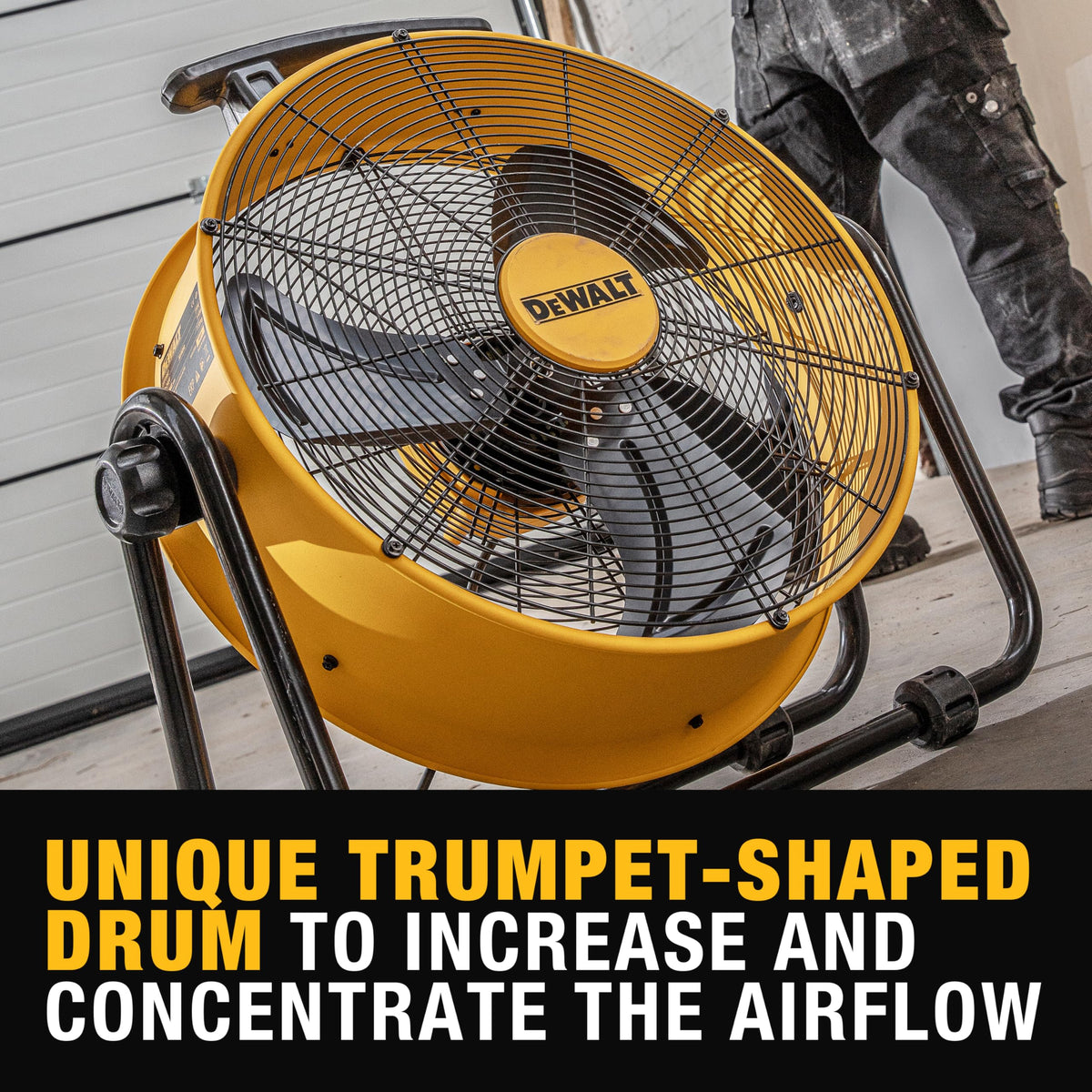 20 Inch Adjustable Tilting Drum Fan Y209