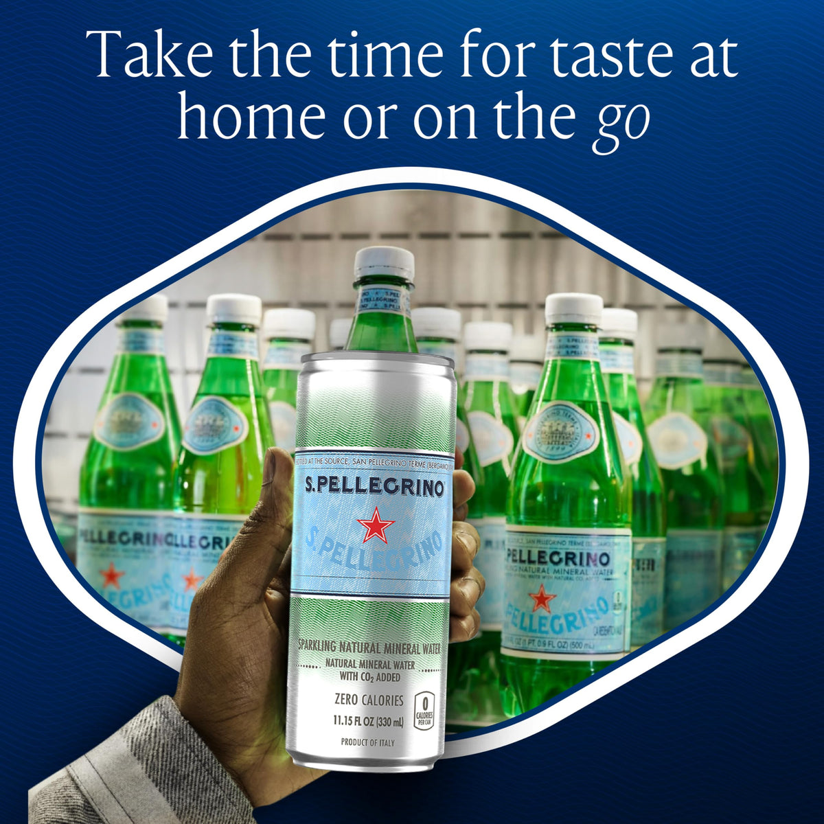 Sparkling Natural Mineral Water 11.15 Fl. Oz (Pack of 24) Z78348