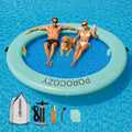 Inflatable Water Hammock with Cup Holders W7370